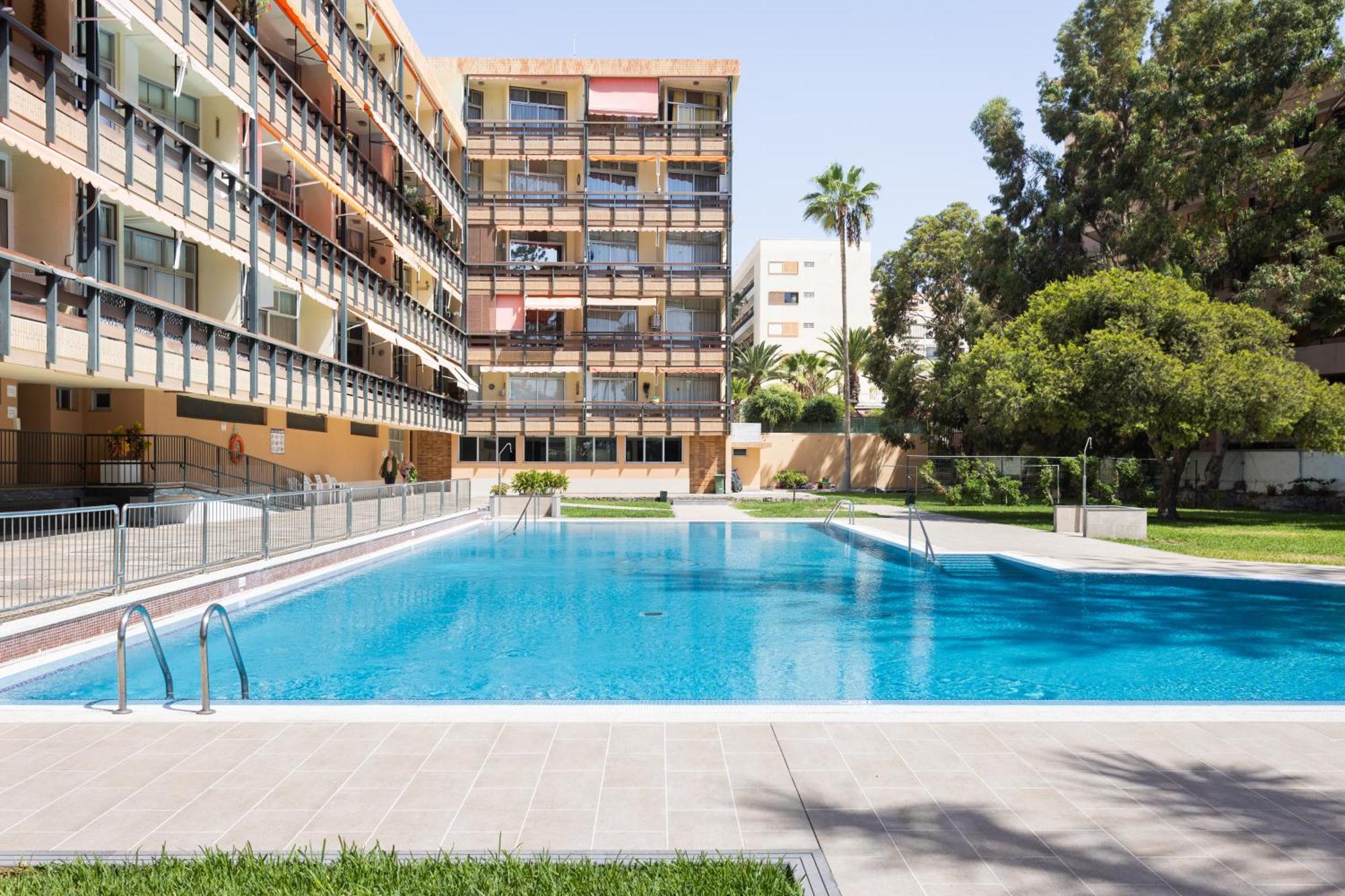 Classbnb - Seafront Apartment At Las Vistas Beach Arona  Luaran gambar