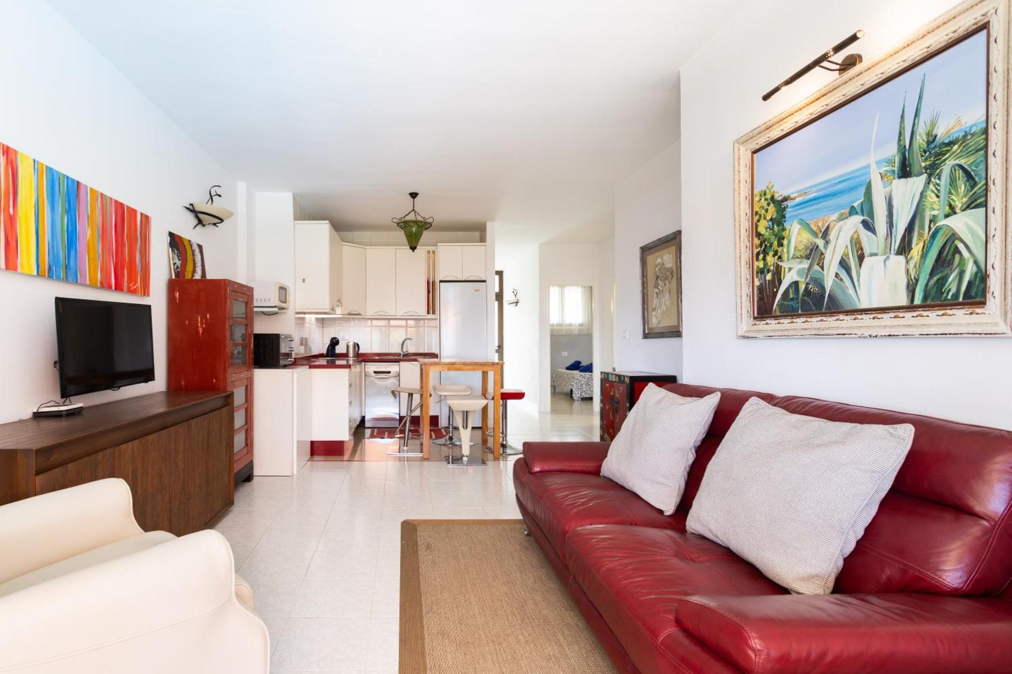 Classbnb - Seafront Apartment At Las Vistas Beach Arona  Luaran gambar
