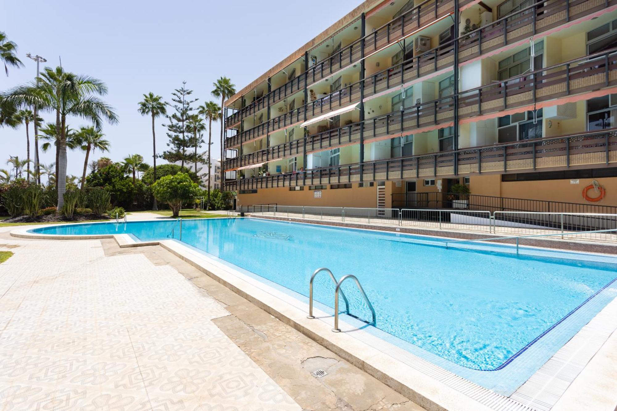 Classbnb - Seafront Apartment At Las Vistas Beach Arona  Luaran gambar
